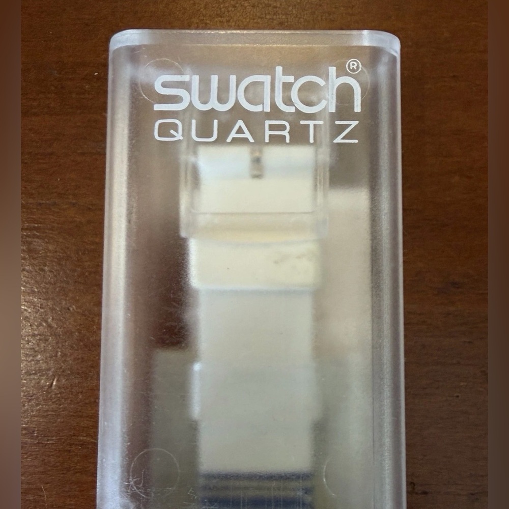 1991 Swatch Swiss Made GK140-Blue Anchorage New Old Stock Original Case - Picture 6 of 9